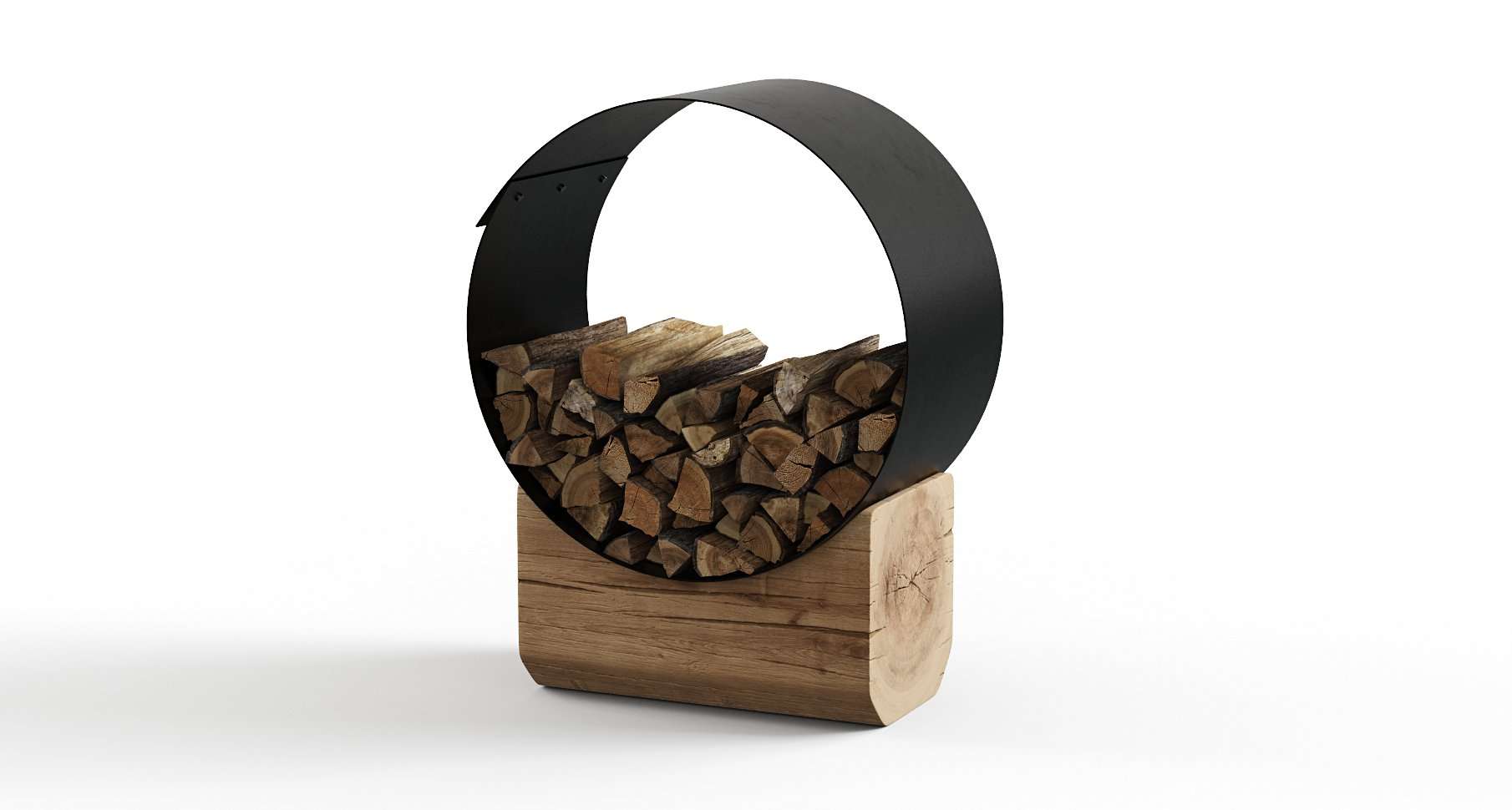 Wood rack CIRCLE