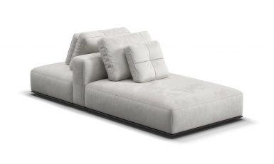 Double-sided module with chaise lounge sofa фото