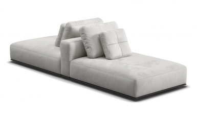 Double-sided module with chaises lounges sofa фото