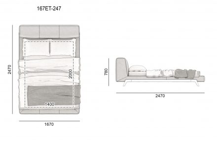 Eterna bed размеры фото 1