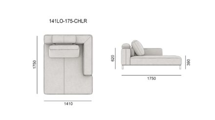 Диван LIVE ON размеры фото 10