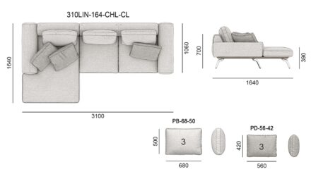 Linda sofa размеры фото 5