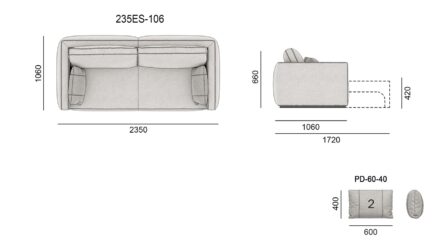 Esse sofa размеры фото 2