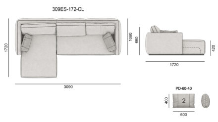 Esse sofa размеры фото 5