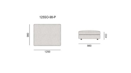 Диван SOHO размеры фото 6