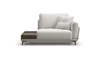 Module with armrest and coffee table sofa фото