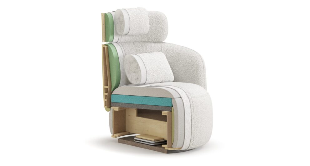 MILLY AH armchair детали