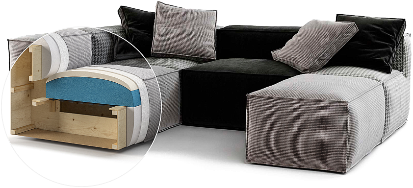La Isla sofa детали