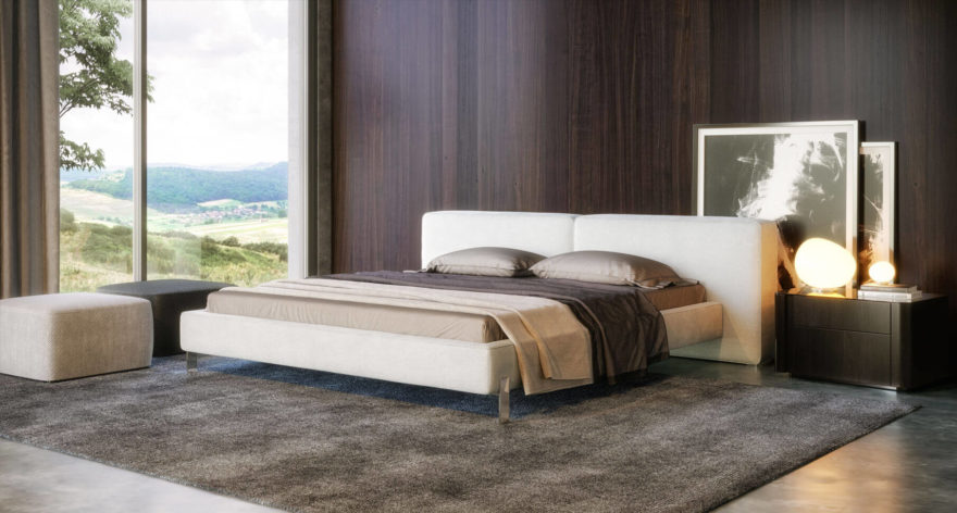 Vogue bed in the interior фото 11