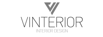 Vinterior logo by Blanche, exemplifying classic design style