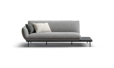 Two-seater sofa with coffee table sofa фото